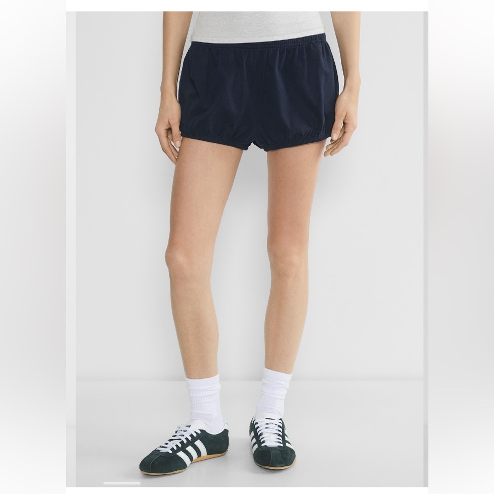 ARTIZIA SOFT FEELS LACA BLOOMER SHORT NAVY SZ M